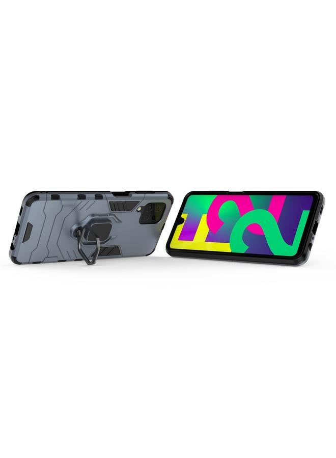 S-TOP Case For Samsung Galaxy F22 4G PC + TPU Shockproof Protective Case with Magnetic Ring Holder - Image 5