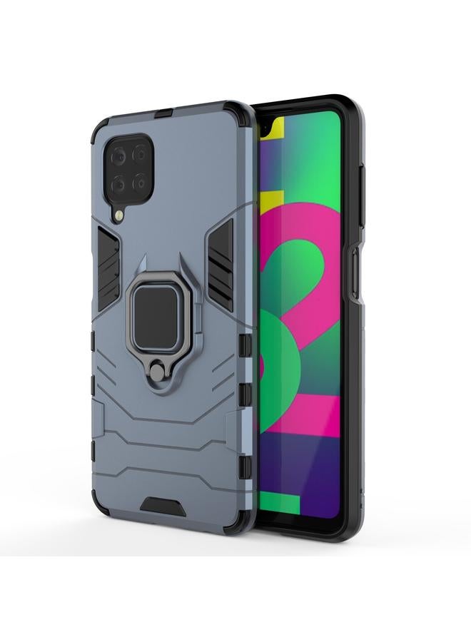 S-TOP Case For Samsung Galaxy F22 4G PC + TPU Shockproof Protective Case with Magnetic Ring Holder - Image 1