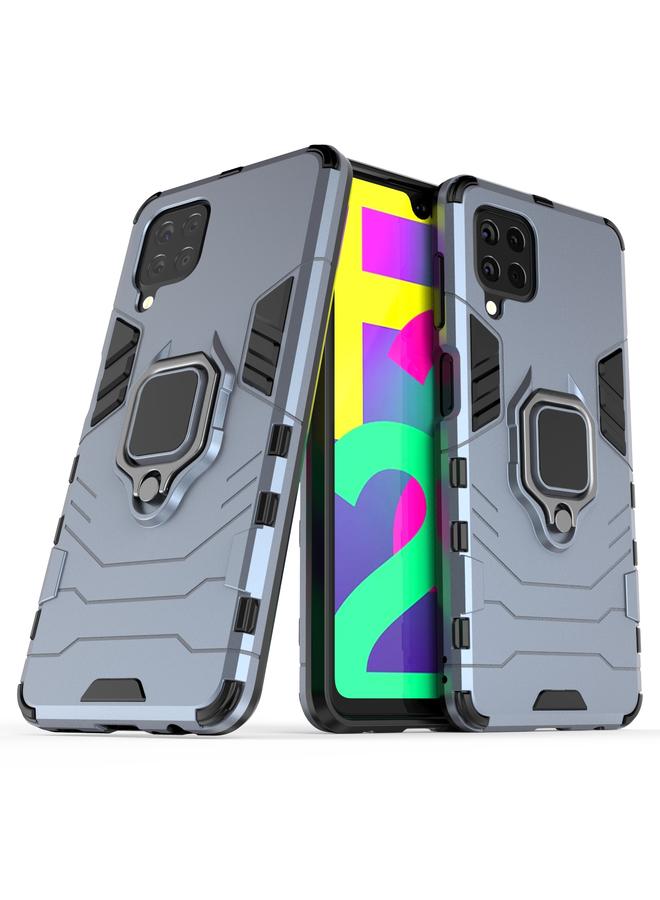 S-TOP Case For Samsung Galaxy F22 4G PC + TPU Shockproof Protective Case with Magnetic Ring Holder - Image 2