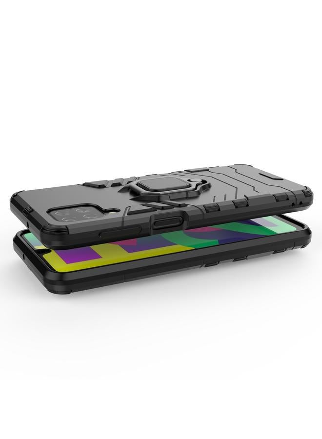 S-TOP Case For Samsung Galaxy F22 4G PC + TPU Shockproof Protective Case with Magnetic Ring Holder - Image 4