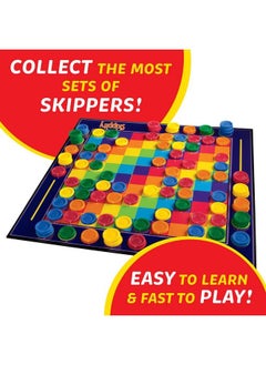 Mindware Skippity Jump And Capture Board Game For 2 To 4 Players Twist On Checkers 100Pc Fun For Kids & Adults Ages 5+  - Image 5