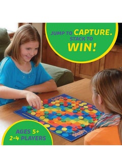 Mindware Skippity Jump And Capture Board Game For 2 To 4 Players Twist On Checkers 100Pc Fun For Kids & Adults Ages 5+  - Image 3