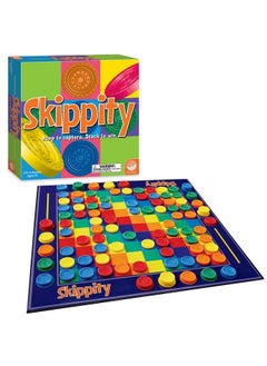 Mindware Skippity Jump And Capture Board Game For 2 To 4 Players Twist On Checkers 100Pc Fun For Kids & Adults Ages 5+  - Image 1