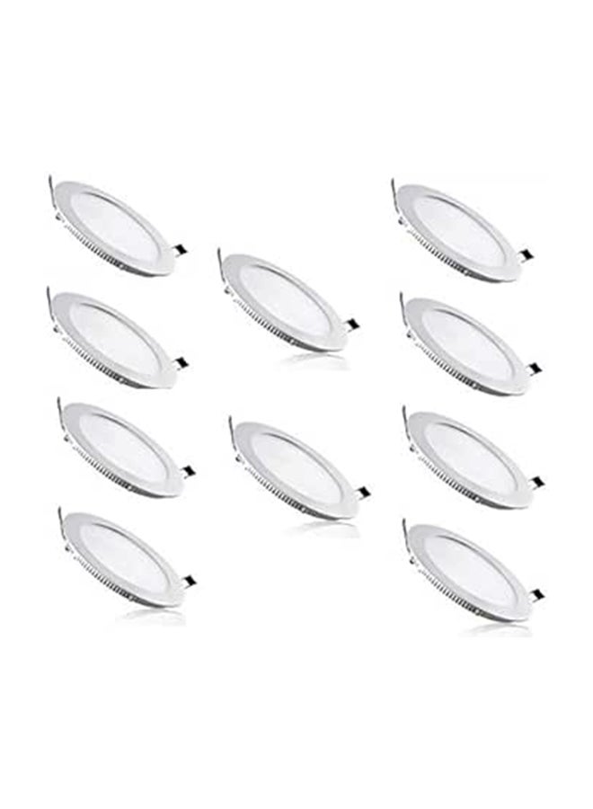 10 Piece Spot Panel LED 18w White