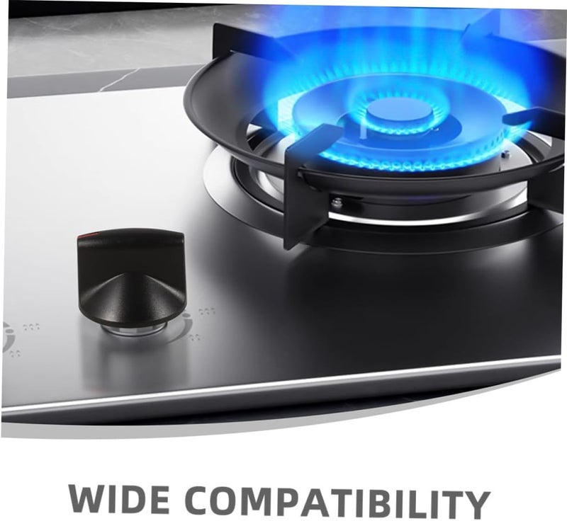Veemoon Universal Gas Stove Control Knobs Replacement Black 2-Piece Set for Gas Ranges and Cooktops Compatible with Whirlpool Sturdy and Easy to Install - Image 3