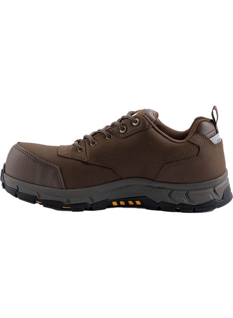 JCB SPORTS LACE 3" Safety Shoes for Men JCB-001A | Composite Toe - Oil, Heat & Puncture Resistant - EH, ASTM F2413-18 Certified - Mid Brown - Image 2