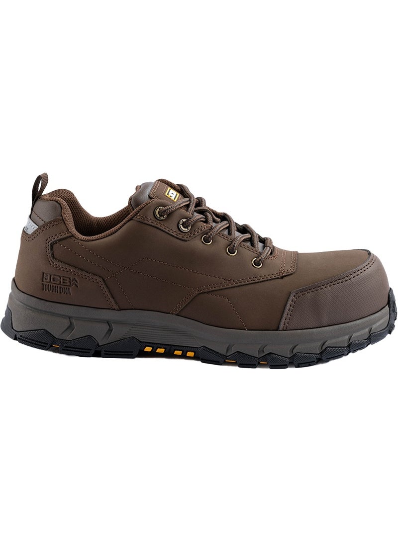 JCB SPORTS LACE 3" Safety Shoes for Men JCB-001A | Composite Toe - Oil, Heat & Puncture Resistant - EH, ASTM F2413-18 Certified - Mid Brown - Image 3