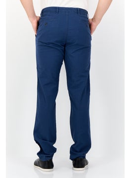 DOCKERS Men Slim Fit Solid Chino Pants, Navy  - Image 2