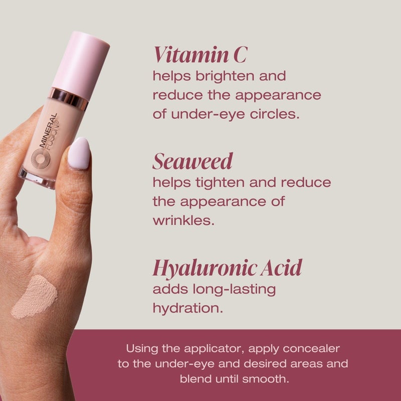 Mineral Fusion Liquid Concealer Light Cool, 0.24 Fl Oz (Pack of 1) - Image 4