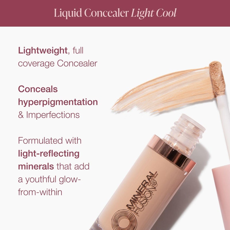 Mineral Fusion Liquid Concealer Light Cool, 0.24 Fl Oz (Pack of 1) - Image 3