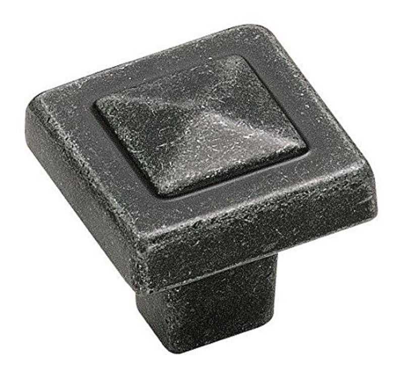 Amerock Cabinet Knob Wrought Iron 118 inch 29 mm Length Forgings 1 Pack Drawer Knob Cabinet Hardware