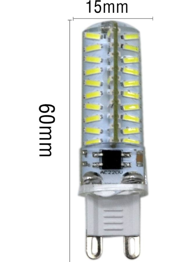 Loquat 5-Piece Energy Saving LED Silicone Lamp Cold White 10 x 6 x 2centimeter - Image 2