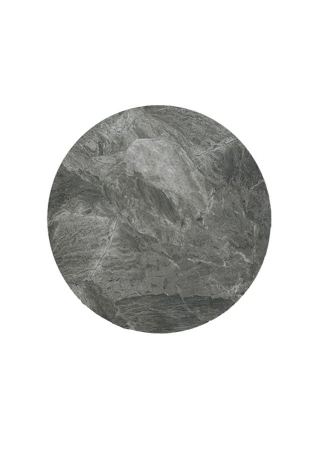 Taimi - Artificial Marble Dining Table With Gold Black Base 60X60X75cm - Image 1