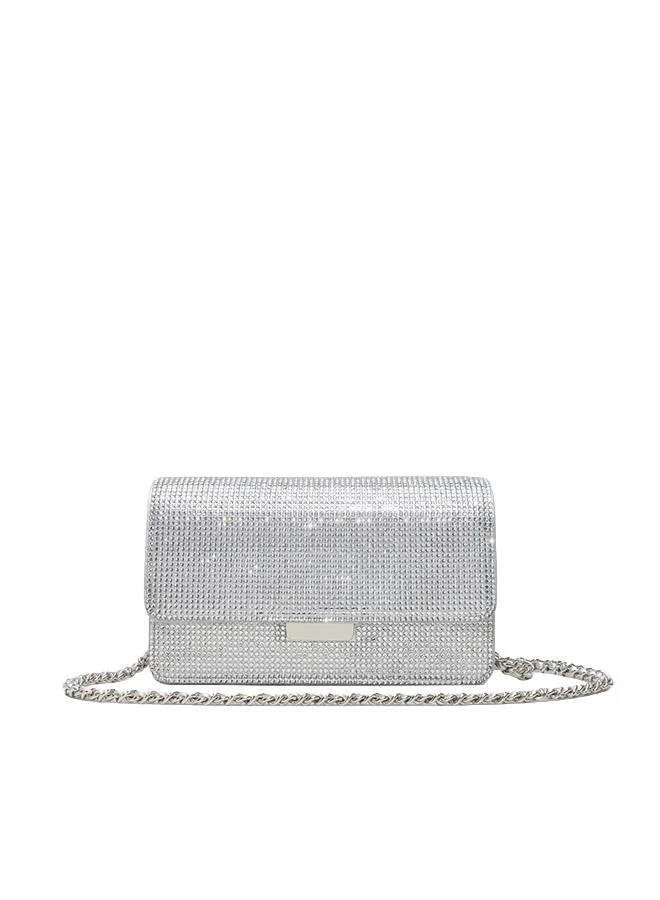 Aldo Blingella Ladies Silver Handbag