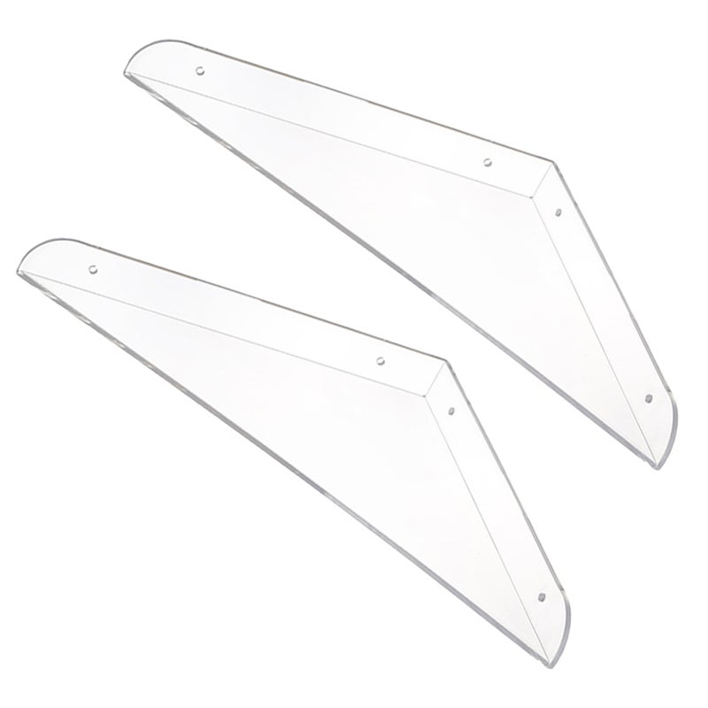 2pcs Floating Shelves Bedroom Display Shelf Wall Mounted Display Stands - Image 3