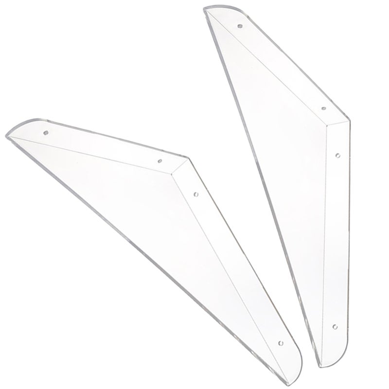 2pcs Floating Shelves Bedroom Display Shelf Wall Mounted Display Stands - Image 5