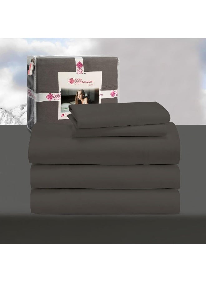 CASA COPENHAGEN CASA COPENHAGEN Luxuria 5Pcs Splitking Sheet Set 