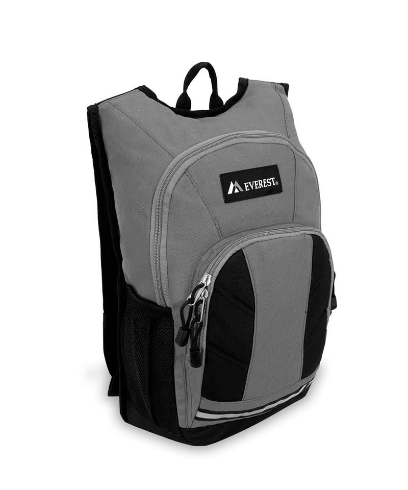 Everest Mini Hiking Pack Multipurpose Backpack, Dark Gray/Black - Image 1