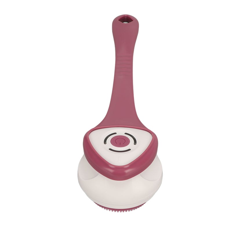 Electric Bath Brush Rechargeable Waterproof Detachable Cordless Body Scrubber Back Washer with 5 Brush Heads for Shower - Image 3