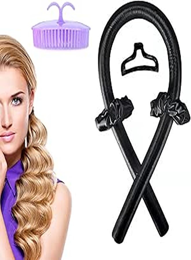 Women's Heatless Curling Rod Rollers (Black)