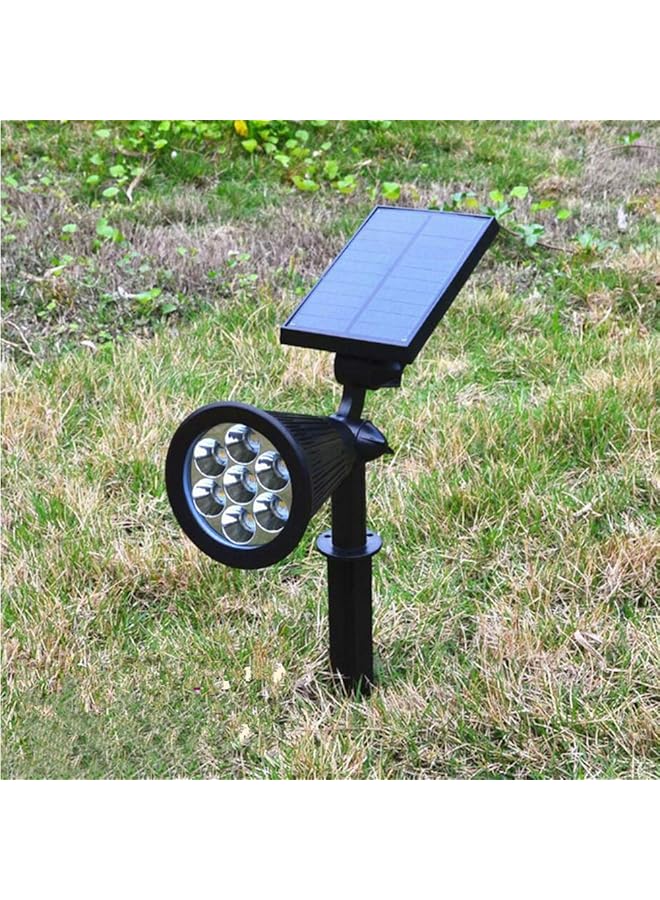 إيروريكس أضواء خارجية تعمل بالطاقة الشمسية ملونة قابلة للتعديل 7 مصابيح ليد مقاومة للماء أضواء شجرية أمنية، حديقة، ممر، حديقة، أضواء خارجية متغيرة وثابتة اللون، أبيض دافئ، عبوة من 4 قطع - Image 5