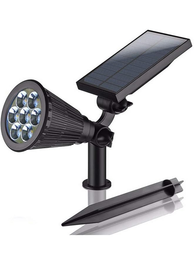 إيروريكس أضواء خارجية تعمل بالطاقة الشمسية ملونة قابلة للتعديل 7 مصابيح ليد مقاومة للماء أضواء شجرية أمنية، حديقة، ممر، حديقة، أضواء خارجية متغيرة وثابتة اللون، أبيض دافئ، عبوة من 4 قطع - Image 4