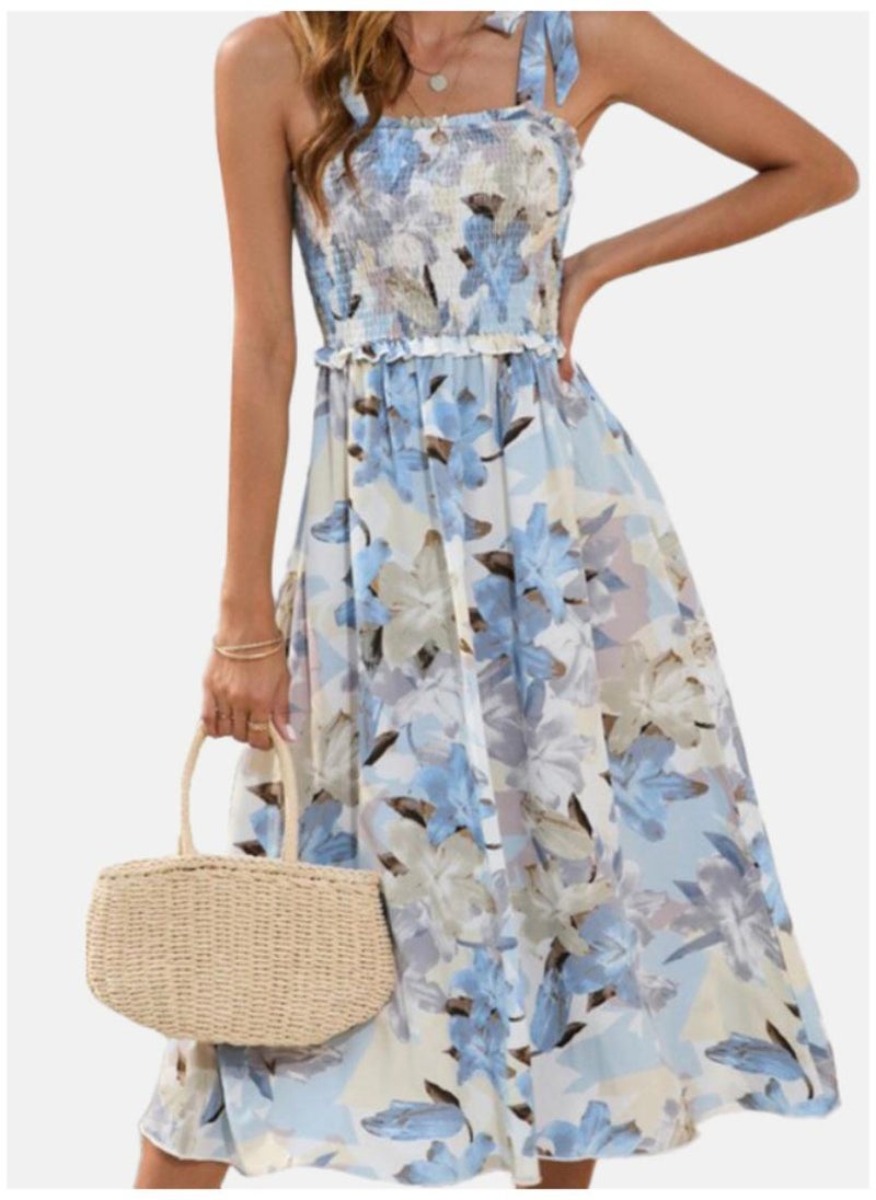 YUNIQEE Floral Strap Midi Dress - Image 2