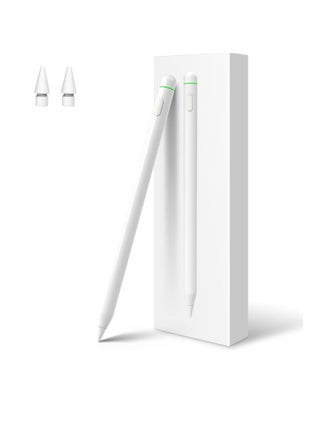 Palm Rejection Stylus Pen with Tilt Sensitivity for Apple iPad 2018 and Later Generation 6 7 8 9 10 Pro 11 12.9 3 4 5 Air 4 5 Mini 6 Digital Pen for Precision Writing and Drawing, White - pzsku/ZF5AFD1E54EC9F34508F7Z/45/_/1740315946/af435955-c657-4f3f-bdd6-5bd2ecbe2d53