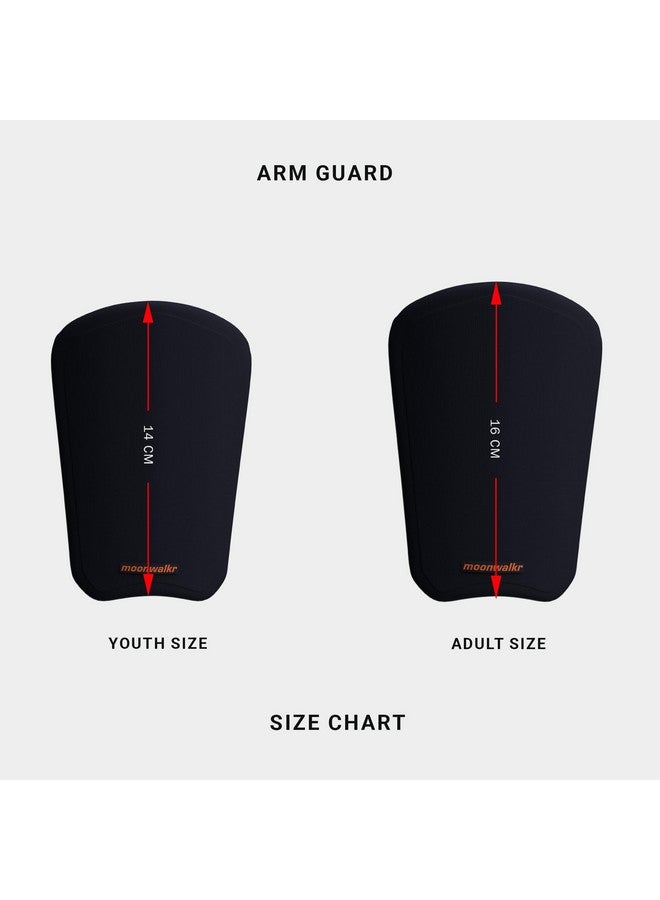 Moonwalkr Cricket Arm Guard Premium Protective Gear For Batter'S Height (4'5" - 5'3") Arm Guard Cricket For Men Cricket Accessories Lightweight & Comfortable Arm Guard For Safety (Blue, Youth) - Image 4