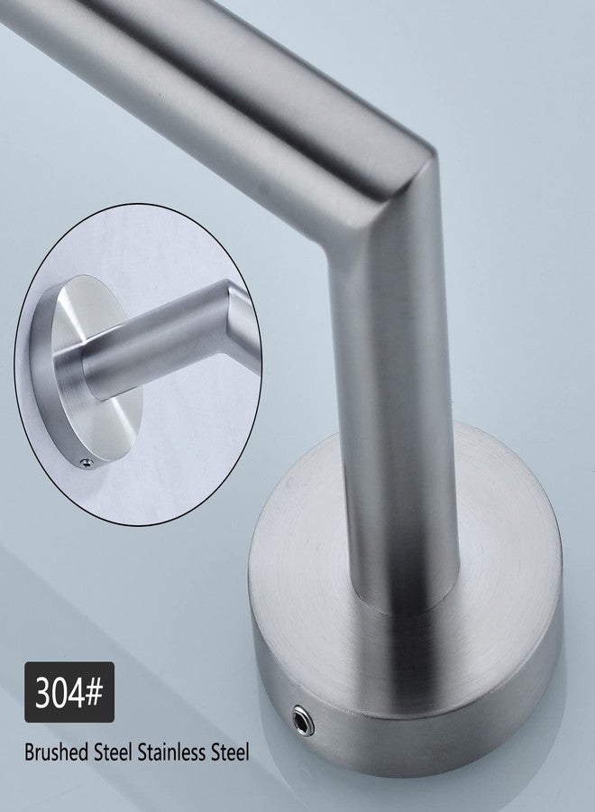 SWHYGER 12 Inch Hand Towel Bar Bathroom Towel Holder,Bath Accessories Thicken Stainless Steel Shower Towel Rack,Kitchen Dish Cloth Hanger Wall Mount Brushed Steel,96018-2-12BS. - Image 5