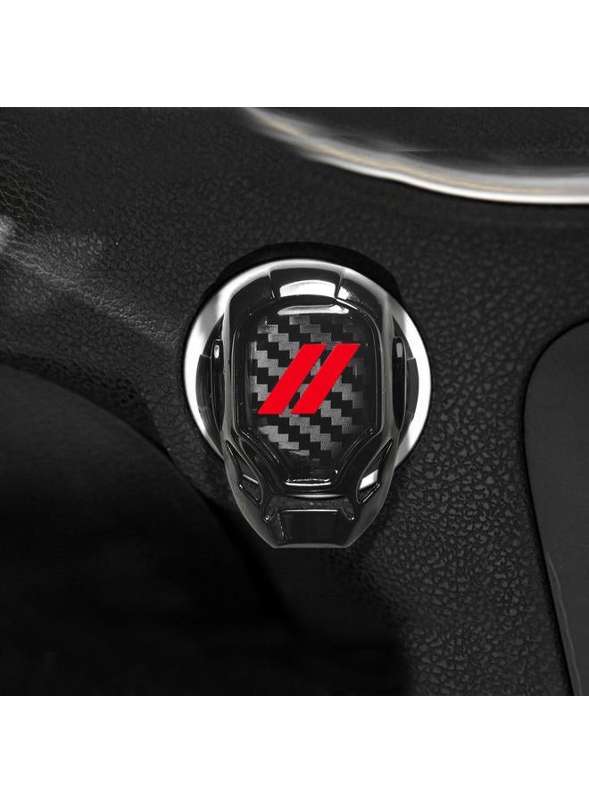YOSRTER Start Button Cover Suitable for Dodge Challenger Charger Durango Journey Aluminum Alloy Starter and Stop Motor Protector for Dodge Interior Accessories - Image 2