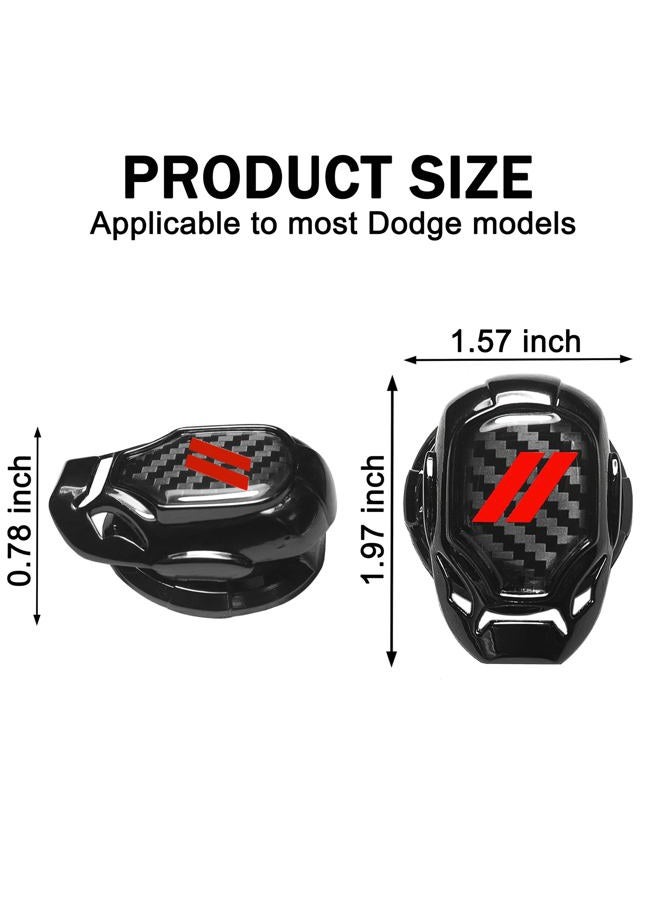 YOSRTER Start Button Cover Suitable for Dodge Challenger Charger Durango Journey Aluminum Alloy Starter and Stop Motor Protector for Dodge Interior Accessories - Image 3