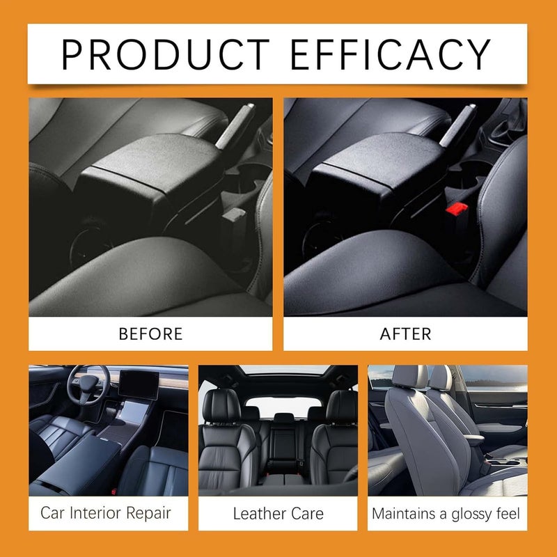 Car Leather Cleaner - 100g Automotive Scratch Paste | Interior Cleaning Cream for Cars | for Upholstery Dashboard Vehicle Detailing Truck Rv Sofa - Image 5