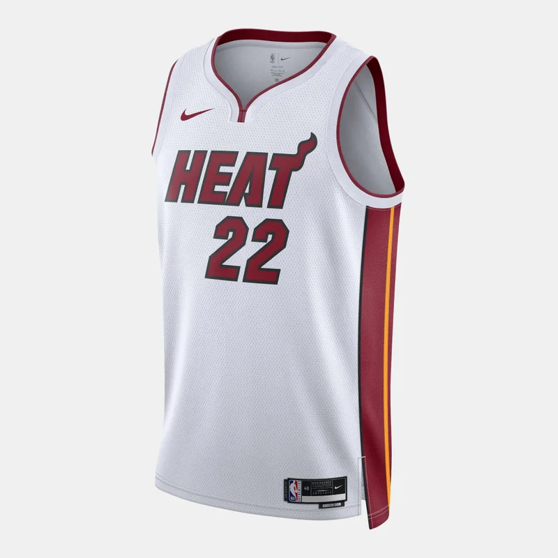 Nike White Men's NBA 22/23 Miami Heat Association Edition Swingman Basketball Jersey for Men | Best Price UAE