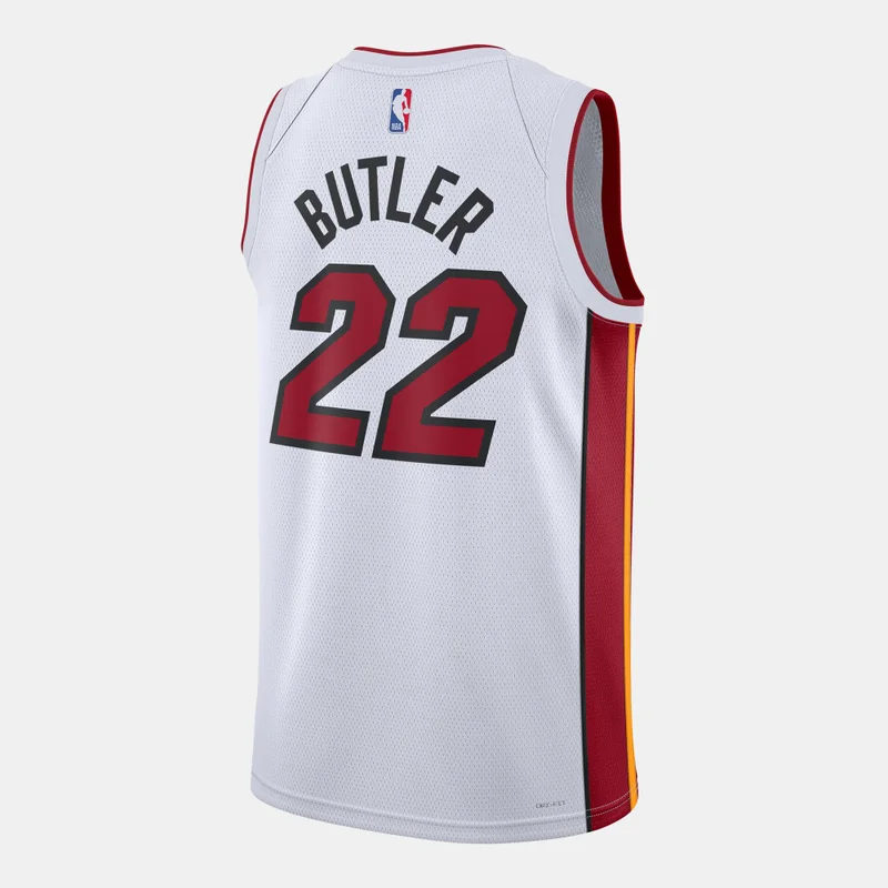 Nike White Men's NBA 22/23 Miami Heat Association Edition Swingman Basketball Jersey for Men | Best Price UAE