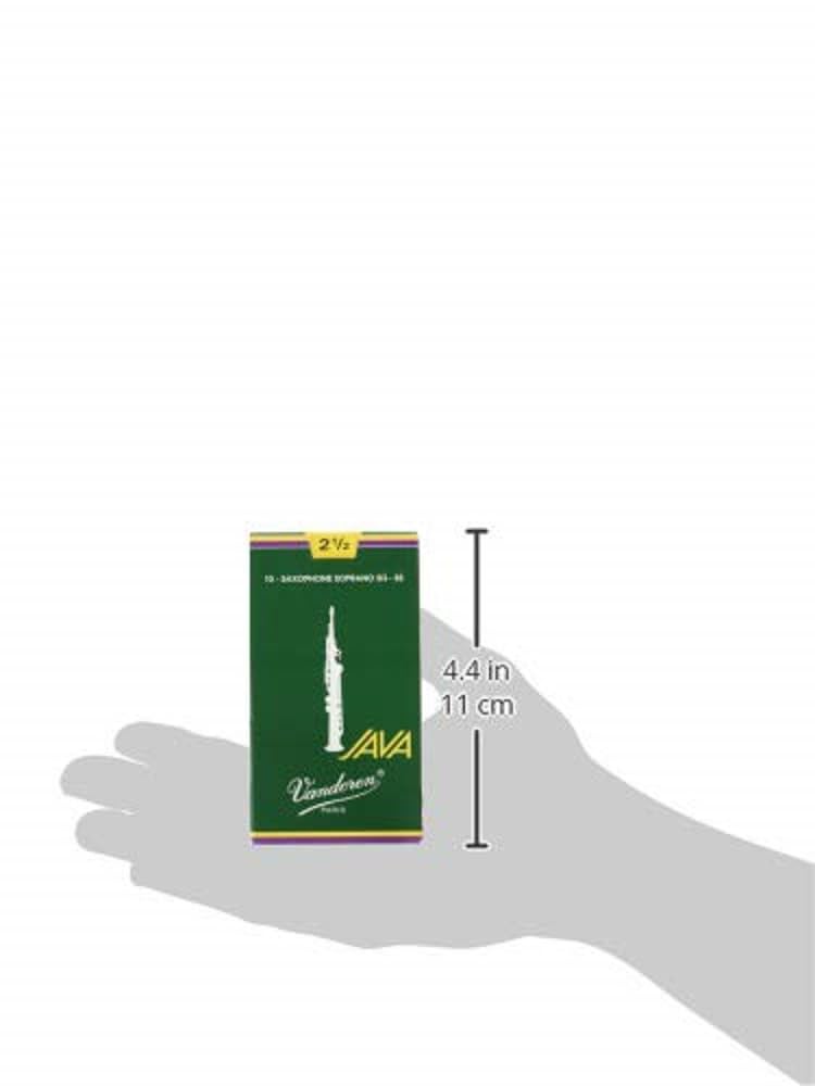 Vandoren SR3025 Soprano Sax JAVA Reeds Strength 2.5; Box of 10 - Image 3