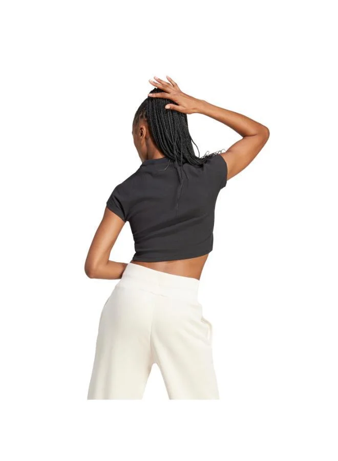 Adidas LOUNGE RIB CROPPED T-SHIRT