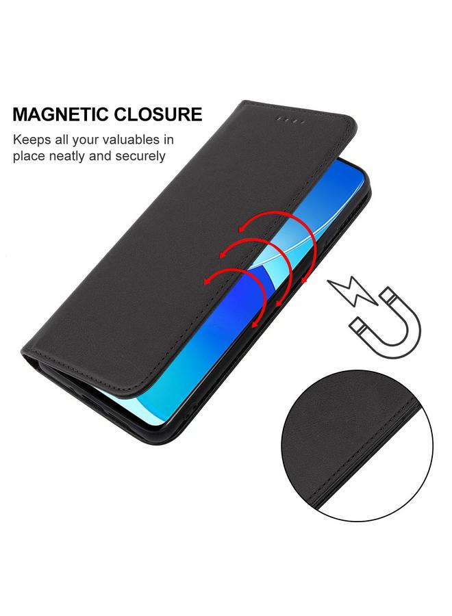 اس-توب جراب هاتف OPPO Reno6 Z بإغلاق مغناطيسي من الجلد - Image 5