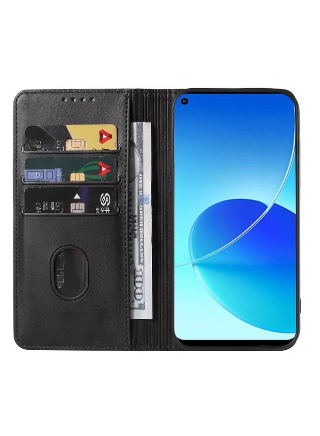 اس-توب جراب هاتف OPPO Reno6 Z بإغلاق مغناطيسي من الجلد - Image 3