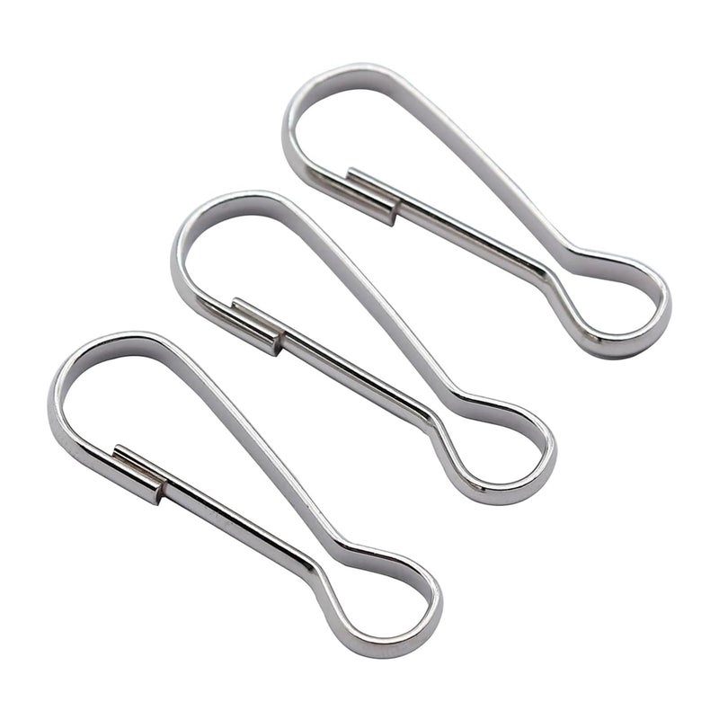 Antique Bronze 20mm Gourd Shape Spring Hooks 200pcs For DIY Jewelry Making Key Chain - Image 3