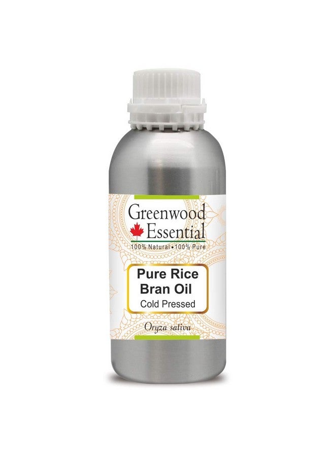 جرين وود إيسينشال زيت نخالة الأرز النقي (أوريزا ساتيفا) طبيعي 100% بدرجة علاجية ومعصور على البارد للبشرة والشعر، 1250 مل - Image 1