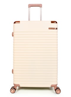 MORANO 4-Piece Unisex Morano Travel Luggage Trolley Set Baige and Rose Size 28''-24''-20''-12'' Inches  - Image 4