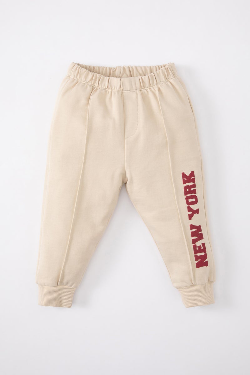 DeFacto Baby Boy Printed Sweatshirt Sweatpants 2 Piece Set  - Image 5