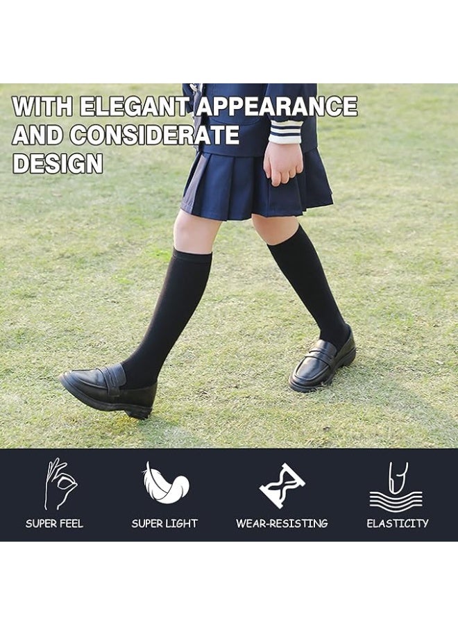 Lynacz Original 3-12 Years Old Girls Knee High Socks Kids Cute Funny Animal Pattern Long Boot Socks 6 Pairs - Image 5