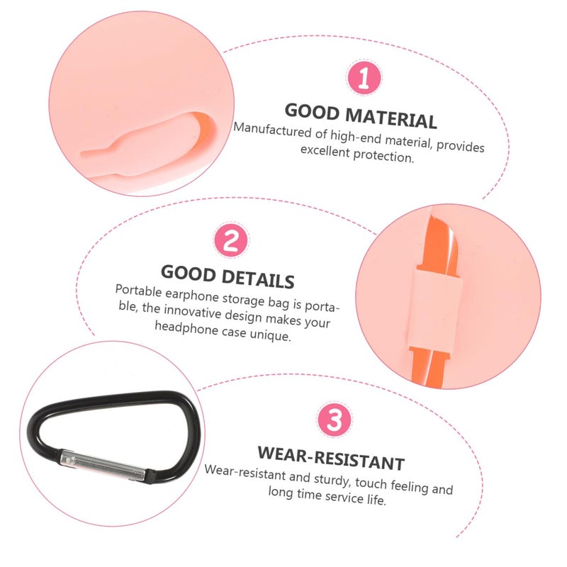 Shockproof Earbuds Case Cover Protective Storage Bag Pressure Resistant Dustproof Moisture Resistant - Image 4