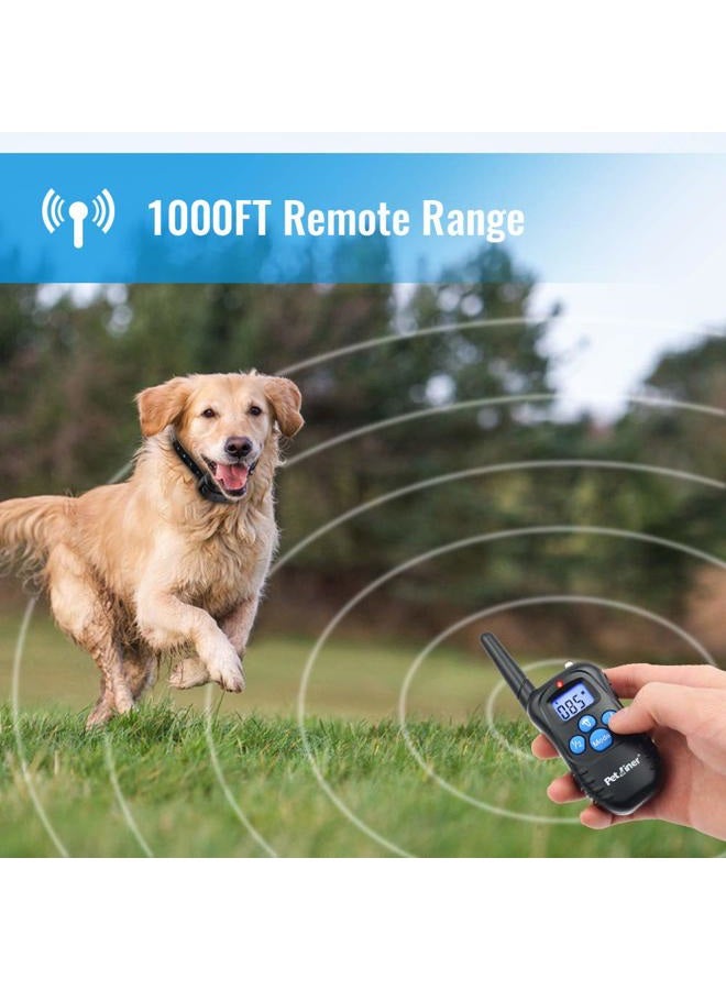 Petrainer Waterproof Rechargeable Electric Remote 2 Dog Shock Training Collar - Image 2