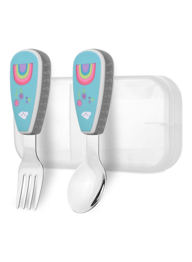 Alyashmac Cute Kid Spoon And Fork Set - Image 1