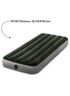 INTEX Intex Inflatable Mattress，Indoor and Outdoor Inflatable Air Mattress，Thickening Outdoor Camping Air Mattress Bed，Classic Blue/Black Airbed，Comfortable and Soft  - Image 1