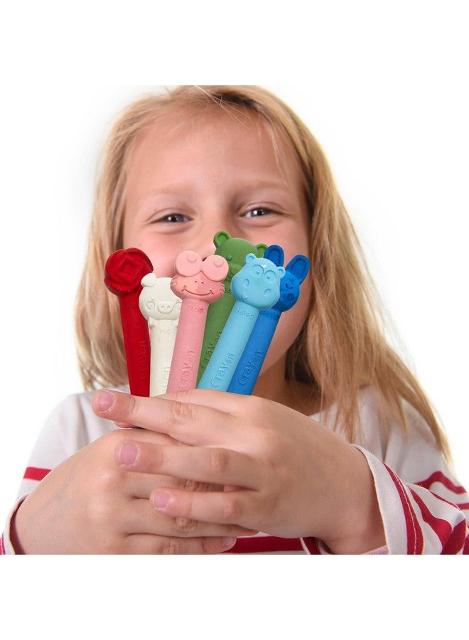 Tessco 4 Pack Assorted Crayon Molds Cavity 3D Crayon Silicone Mold Triangular Crayon Molds Silicone Chocolate Making Molds For Diy Wax Crayons Candle Melting Animal Flower Chocolate Pen Shapes Pink Gray - Image 5