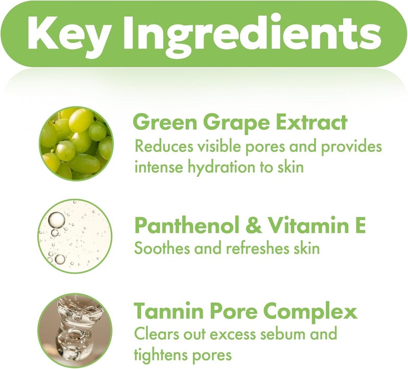 Wide range expanded design Green Grape Pore Control Scrub Cleansing Foam Global trendy simple build - Image 3
